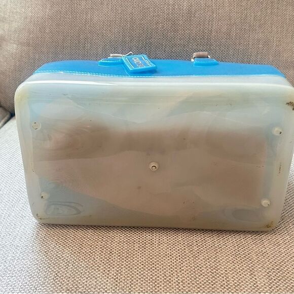 Furla Boston Blue and Gray Jelly Handbag - Picture 11 of 16